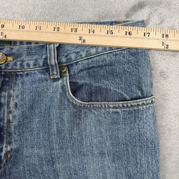 Lauren Jeans Co Womens 12 Blue Cotton Denim Bootcut Light Wash Casual Pockets - Picture 3 of 11